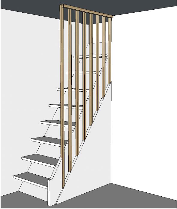 Claustra d'escalier - Elahé Déco - Lille, hauts de france