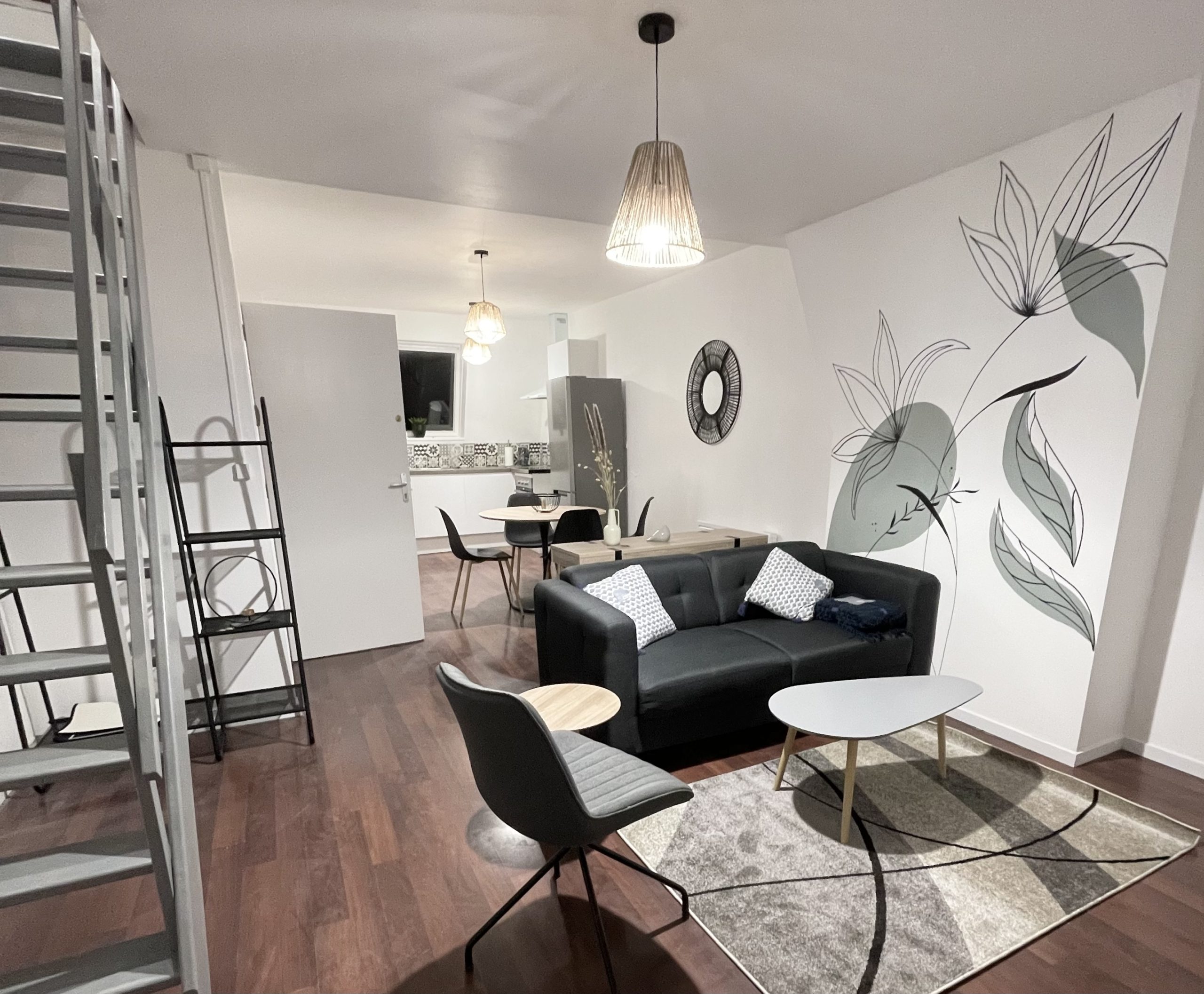 salon-table basse -décoration-architecte d'intérieur - appartement -Lille-59000