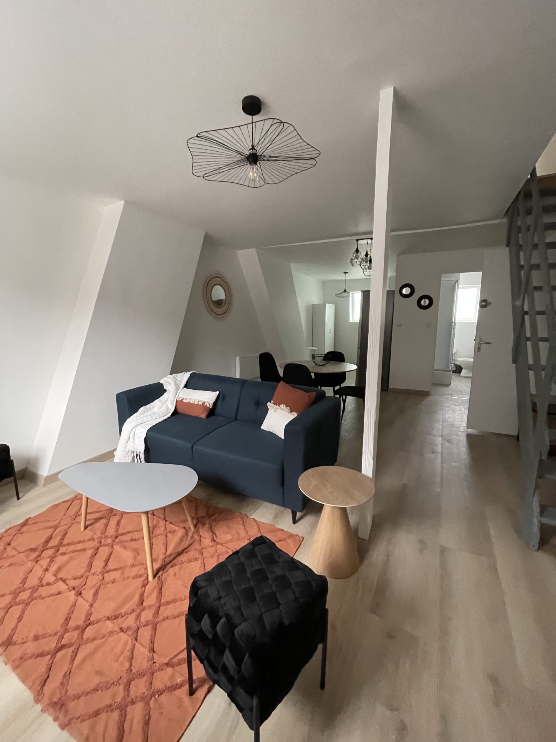 chambre-rangement -sous comble-architecte d'intérieur - appartement - Roubaix-59000