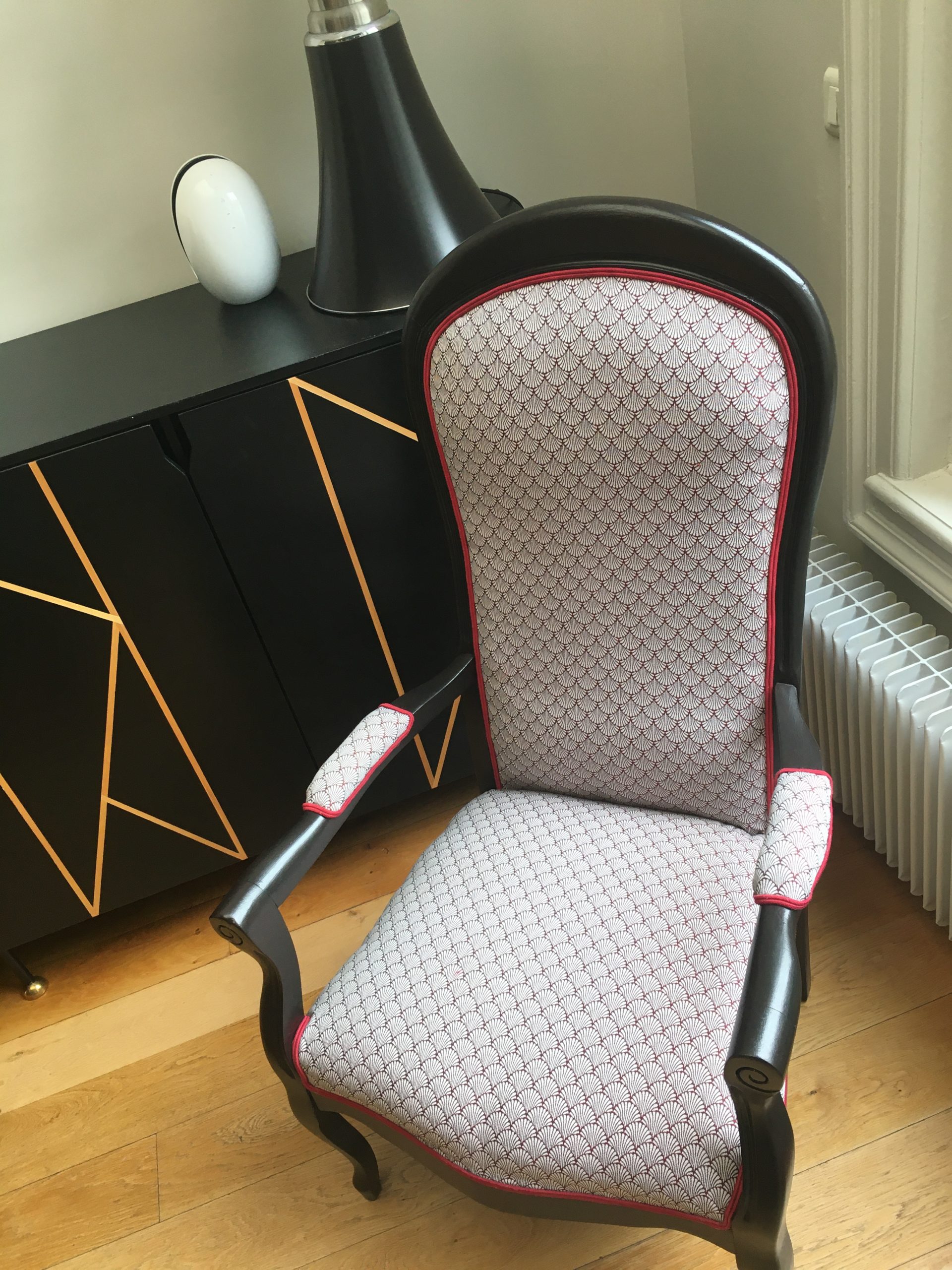 fauteuil voltaire réfection restauration Elahe Deco lille haut de France