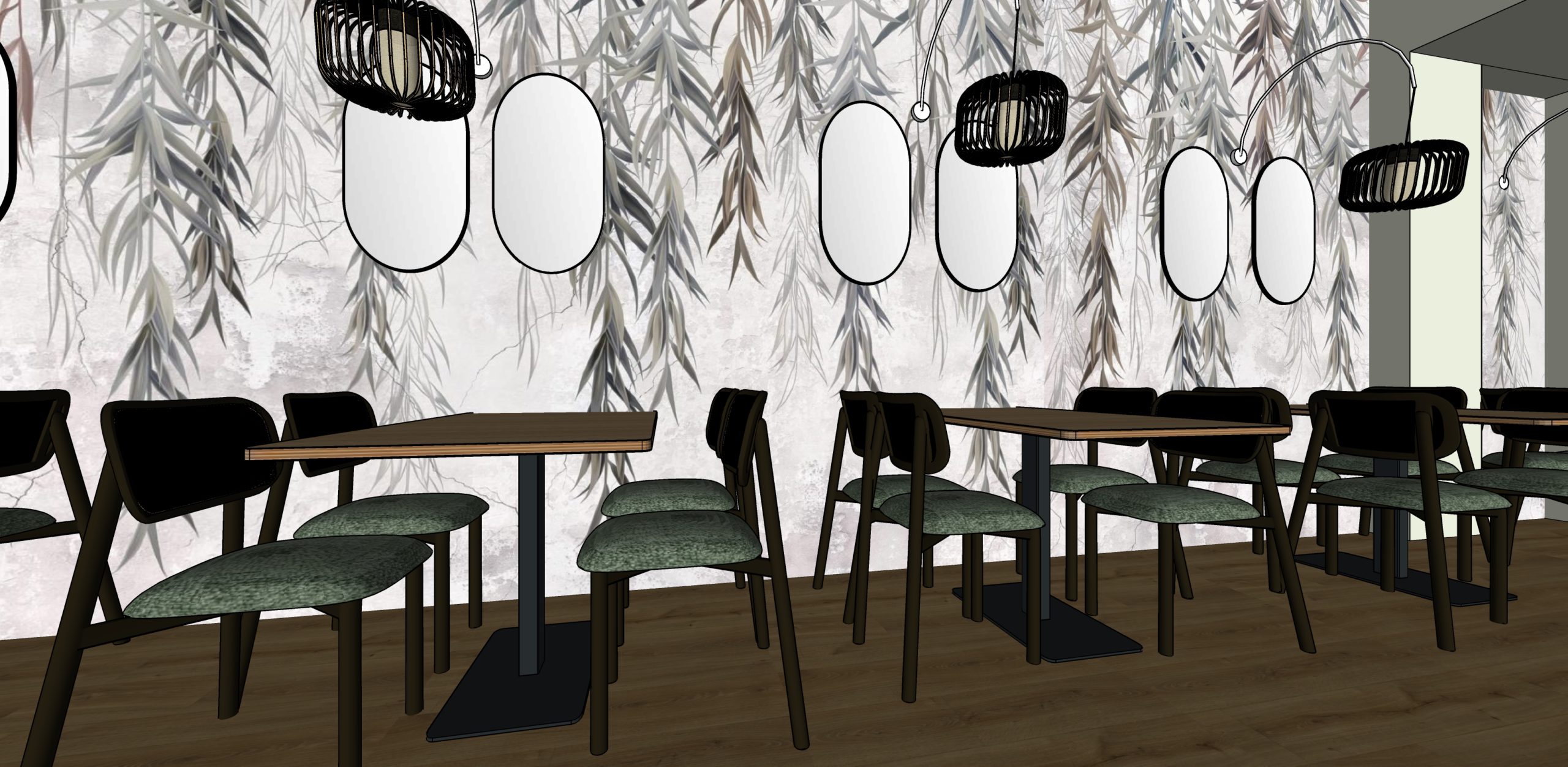table- salle à manger -contemporain -arrondi -noir- design-haut de France